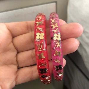 Authentic Louis Vuitton Red Bangle
